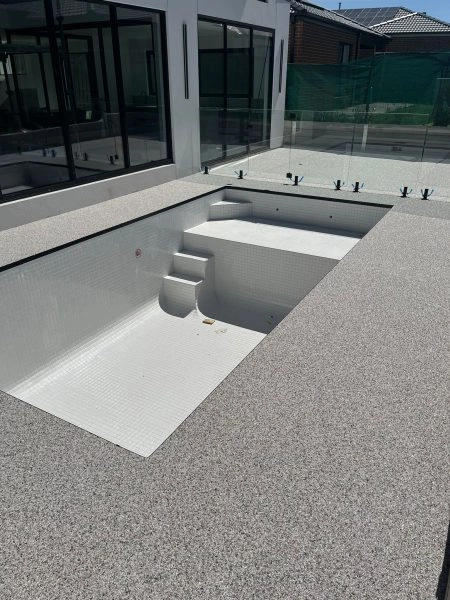 Premium stone coating installed with flawless execution and long term performance in mind.